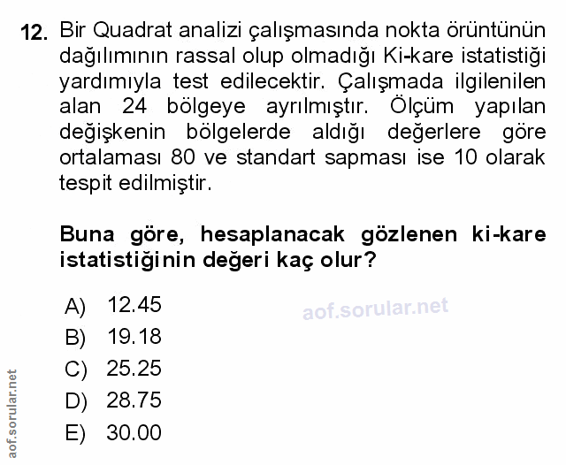 Soru 12
