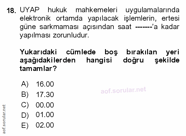 Soru 18