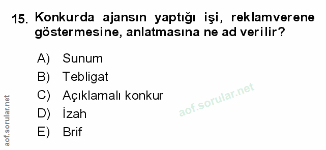 Soru 15