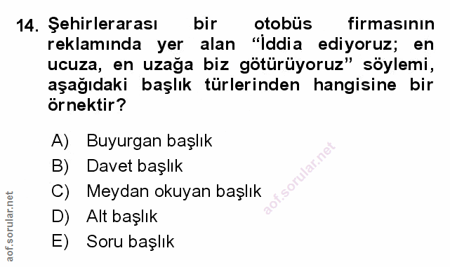 Soru 14