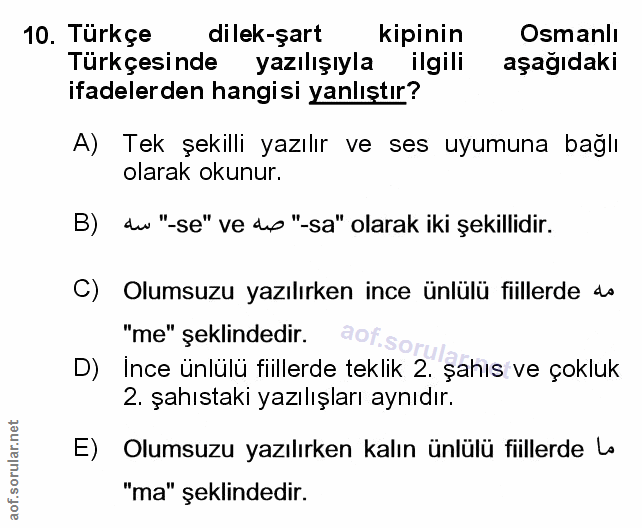 Soru 10