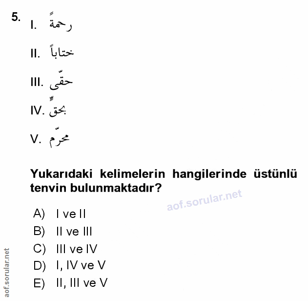 Soru 5