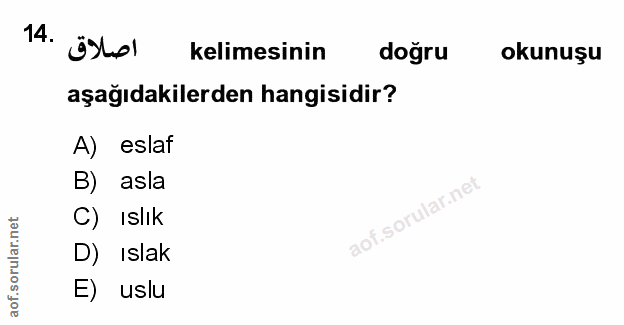 Soru 14