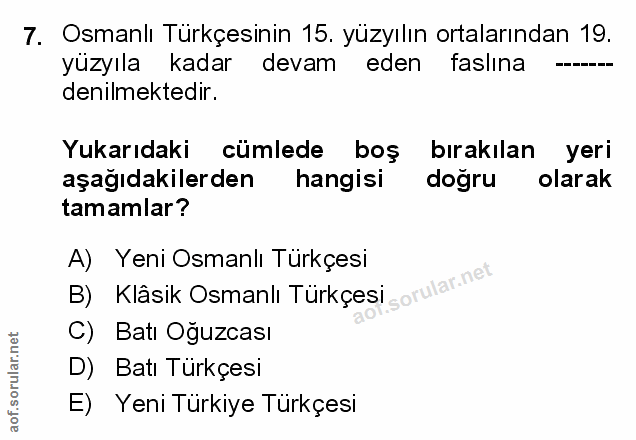 Soru 7