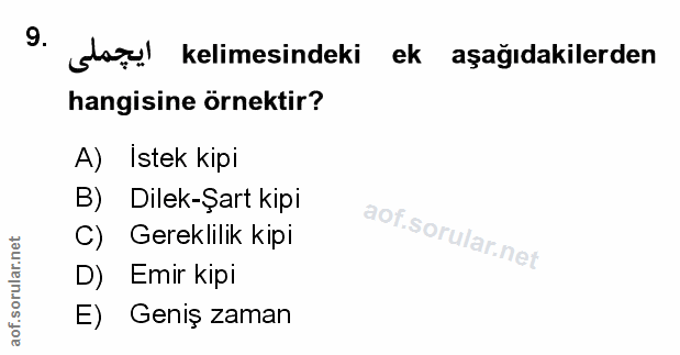 Soru 9