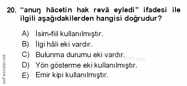 Soru 20