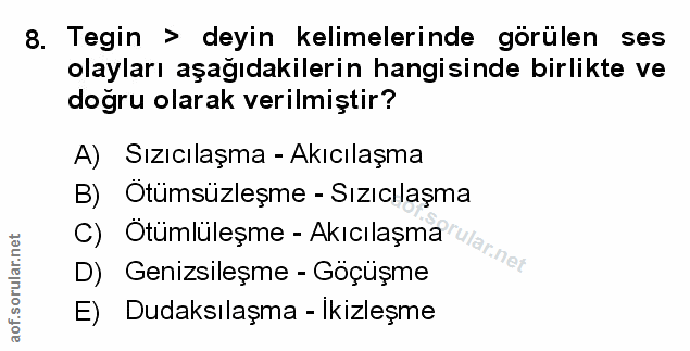 Soru 8
