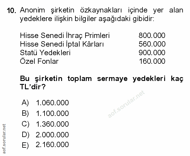 Soru 10