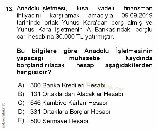 Soru 13