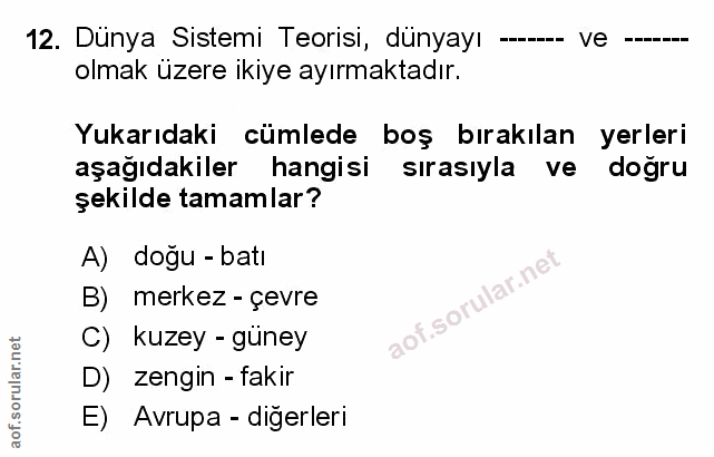 Soru 12