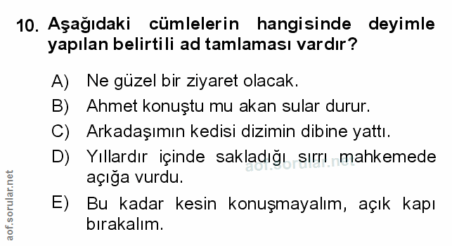 Soru 10