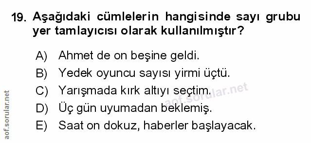 Soru 19