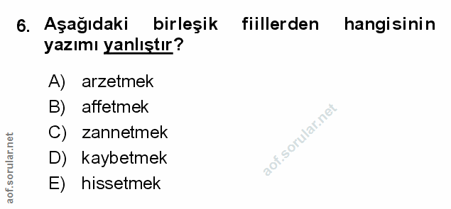 Soru 6