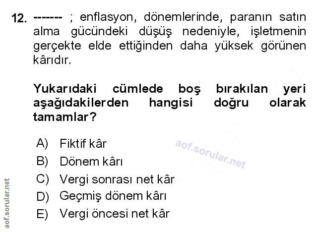 Soru 12