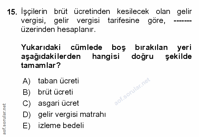 Soru 15
