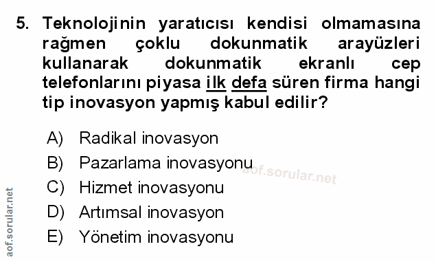 Soru 5