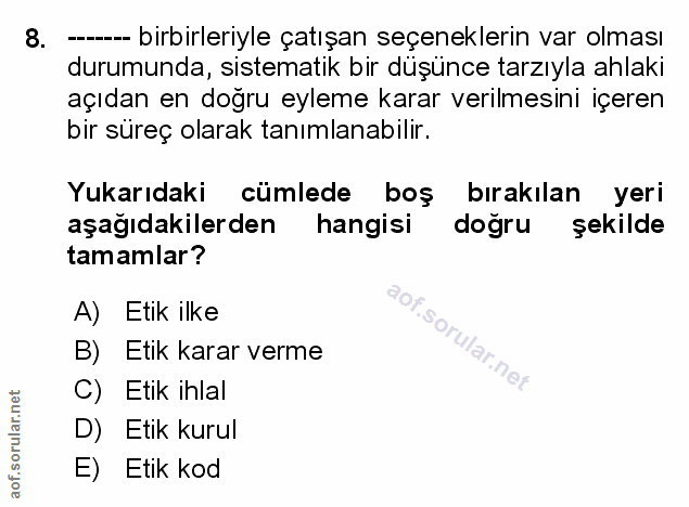 Soru 8