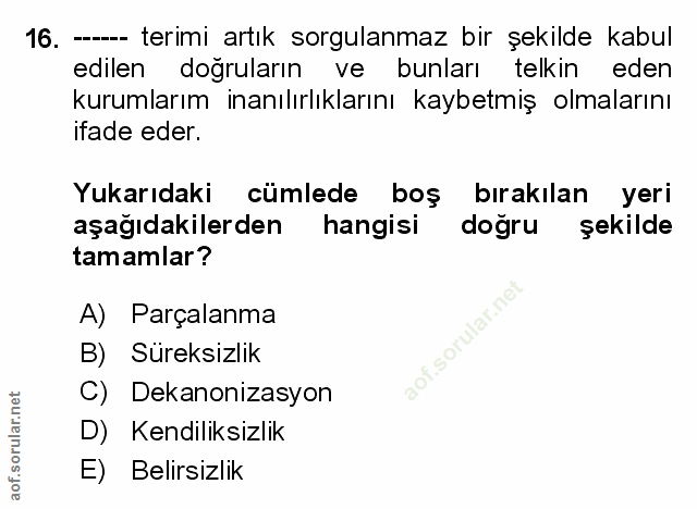 Soru 16