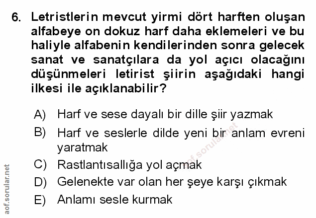 Soru 6