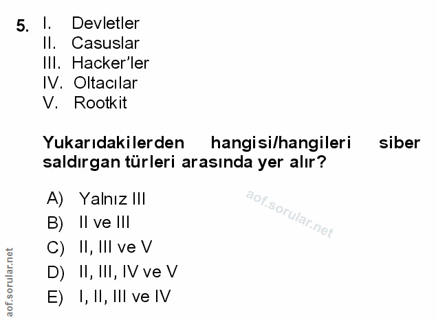 Soru 5