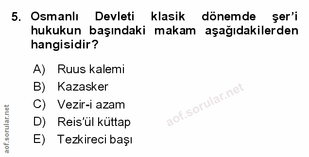 Soru 5