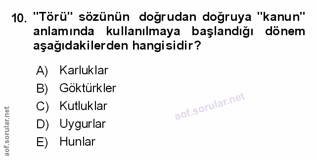 Soru 10