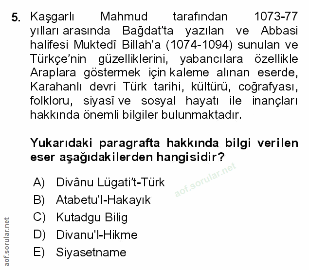Soru 5