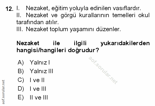 Soru 12