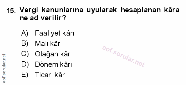 Soru 15