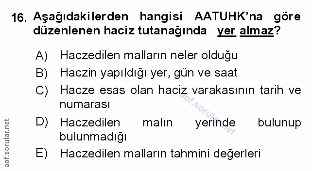 Soru 16