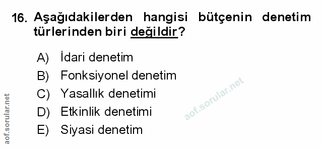 Soru 16