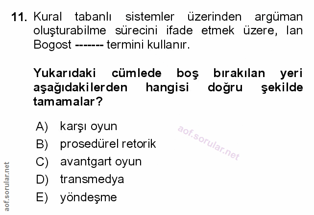 Soru 11