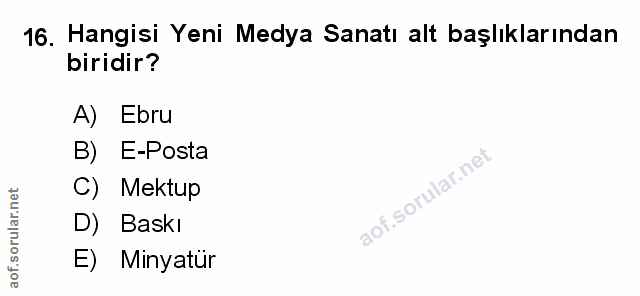 Soru 16