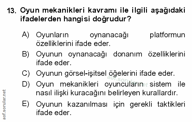 Soru 13