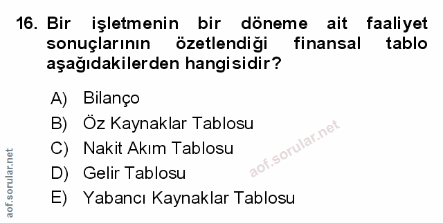 Soru 16