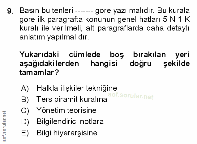 Soru 9