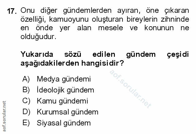 Soru 17