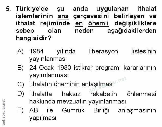 Soru 5