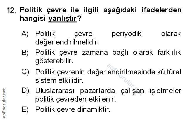 Soru 12