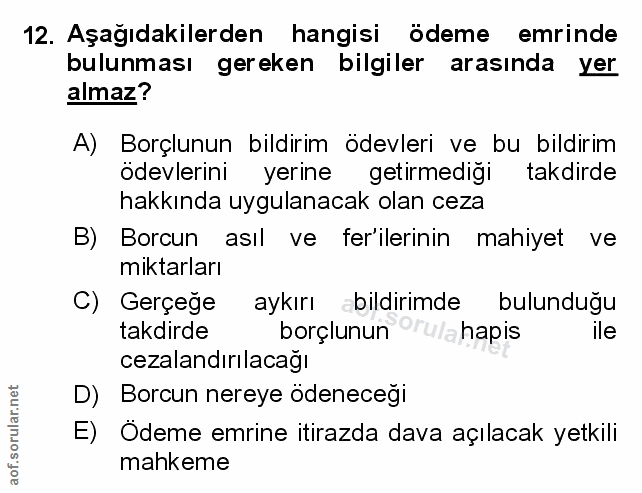 Soru 12