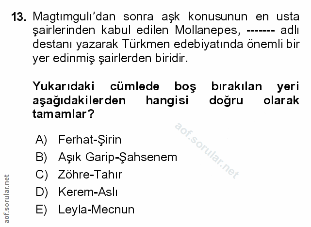 Soru 13