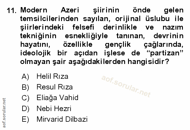 Soru 11