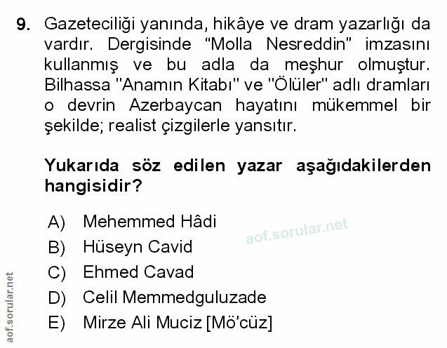 Soru 9