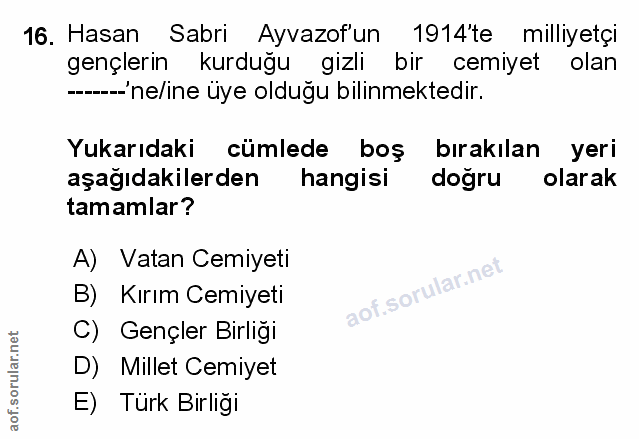 Soru 16