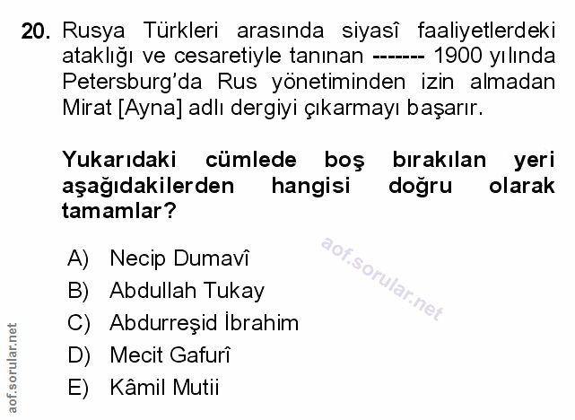 Soru 20