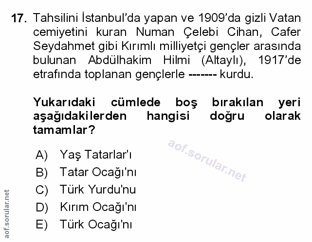 Soru 17