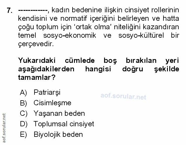 Soru 7