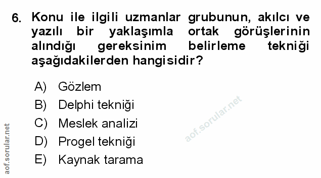 Soru 6