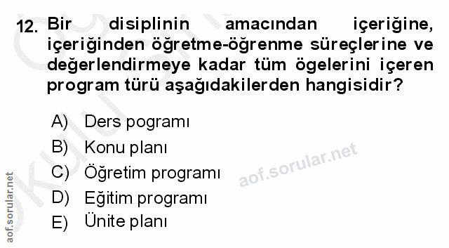 Soru 12