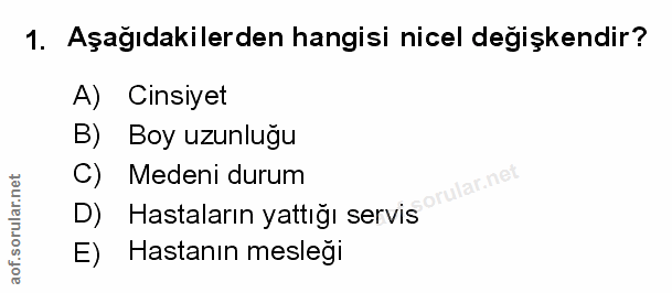 Soru 1